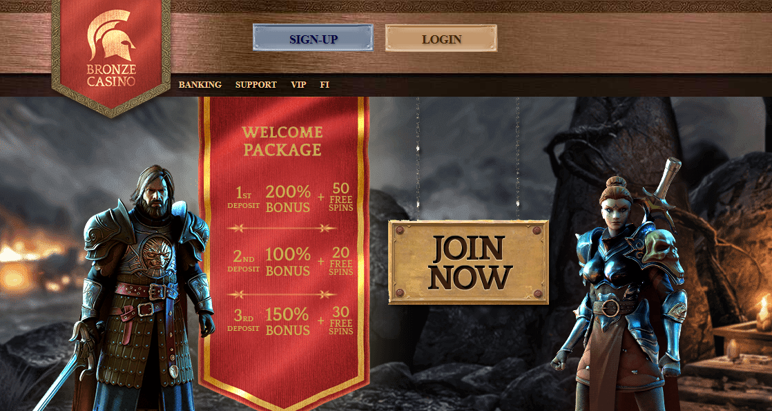 BronzeCasino Desktop screenshot
